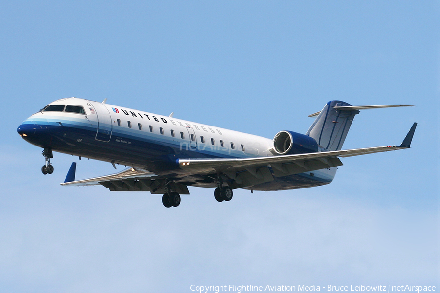 United Express (Mesa Airlines) Bombardier CRJ-200LR (N27185) | Photo 150715