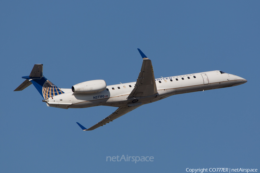 United Express (ExpressJet Airlines) Embraer ERJ-145XR (N27190) | Photo 47345