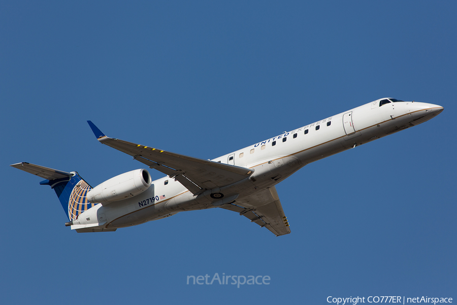 United Express (ExpressJet Airlines) Embraer ERJ-145XR (N27190) | Photo 91242