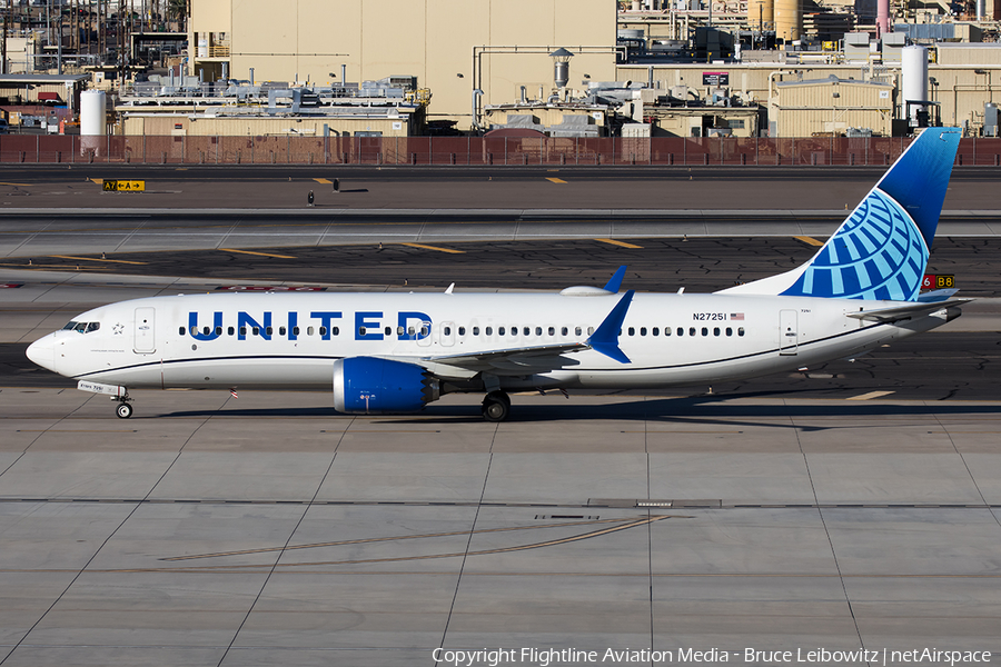 United Airlines Boeing 737-8 MAX (N27251) | Photo 662520
