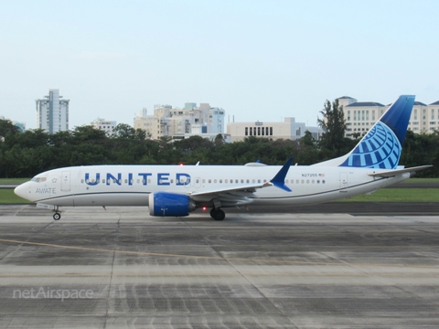 United Airlines Boeing 737-8 MAX (N27255) at  San Juan - Luis Munoz Marin International, Puerto Rico