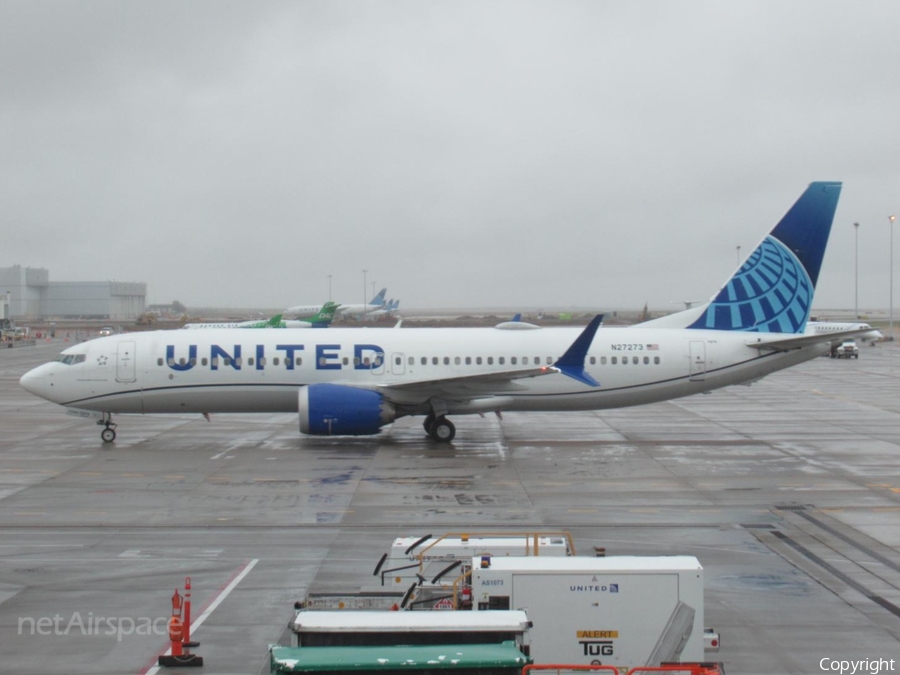 United Airlines Boeing 737-8 MAX (N27273) | Photo 624784