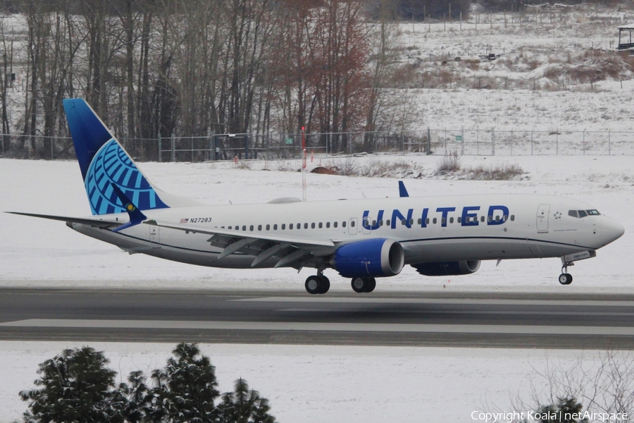 United Airlines Boeing 737-8 MAX (N27283) | Photo 549129