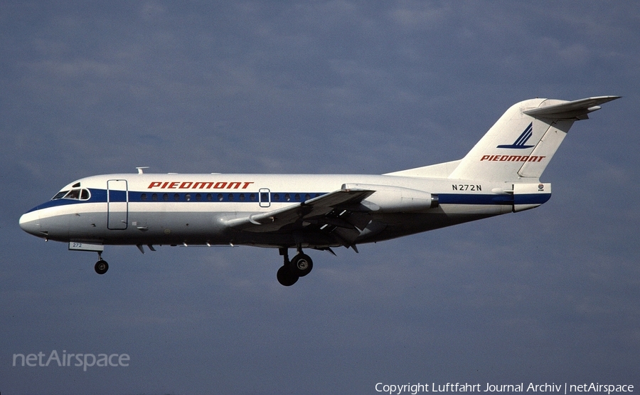Piedmont Airlines Fokker F28-1000 Fellowship (N272N) | Photo 440340