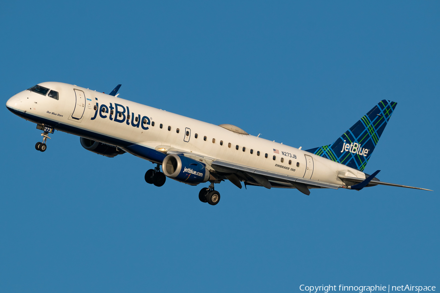 JetBlue Airways Embraer ERJ-190AR (ERJ-190-100IGW) (N273JB) | Photo 587474