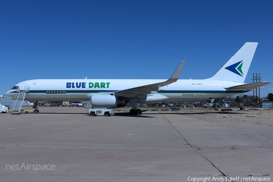 Blue Dart Aviation Boeing 757-23N(PCF) (N274DH) | Photo 259088