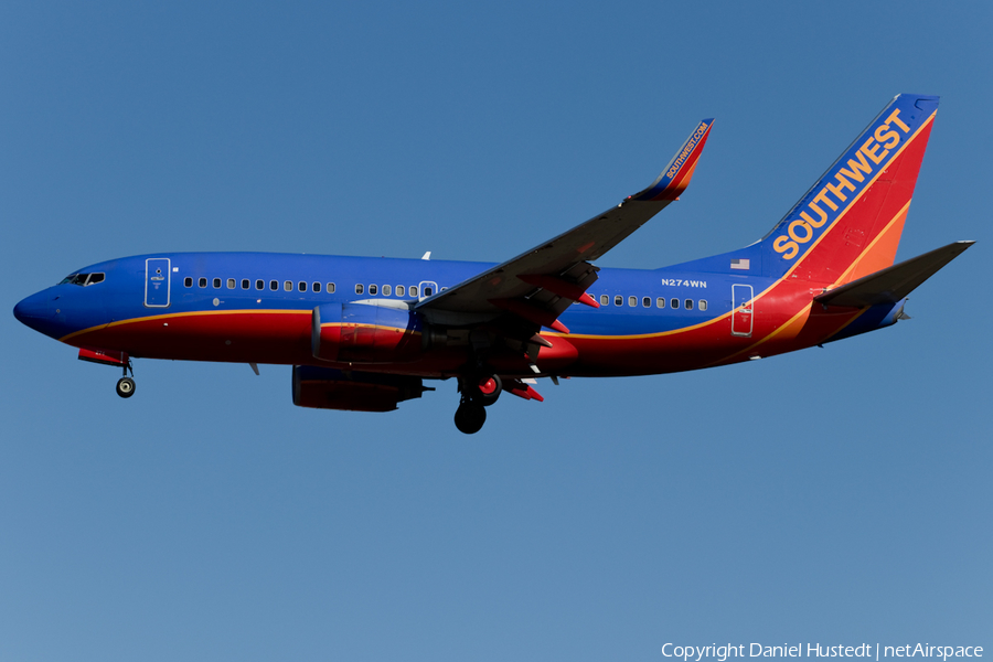 Southwest Airlines Boeing 737-7H4 (N274WN) | Photo 448534