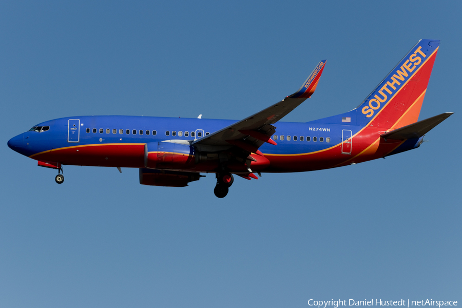 Southwest Airlines Boeing 737-7H4 (N274WN) | Photo 449928