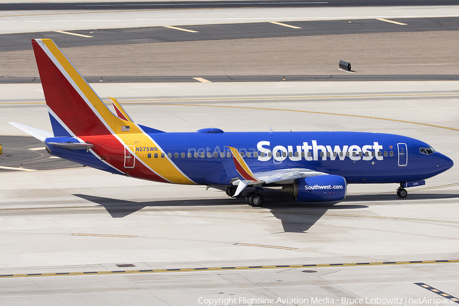 Southwest Airlines Boeing 737-7H4 (N275WN) | Photo 537438