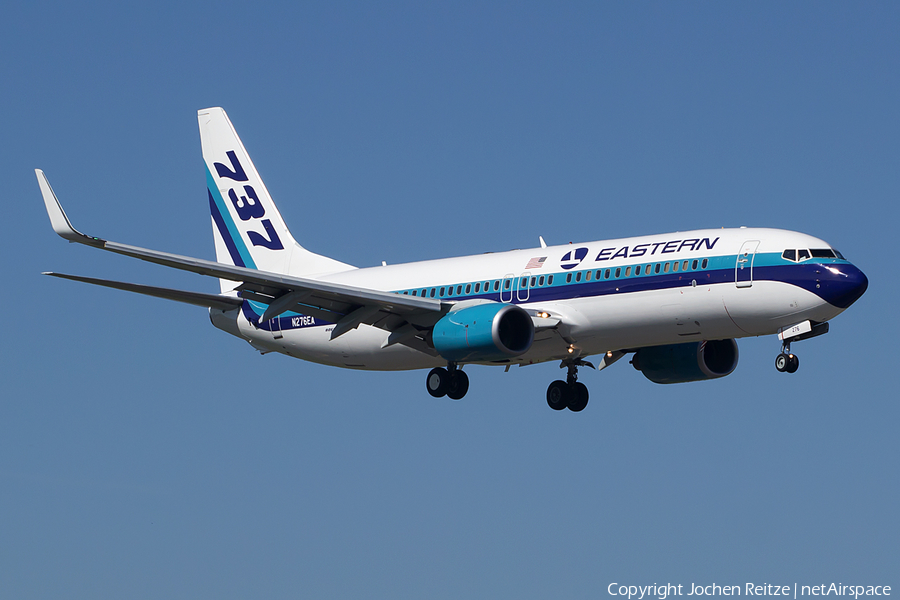Eastern Air Lines Boeing 737-8AL (N276EA) | Photo 105413