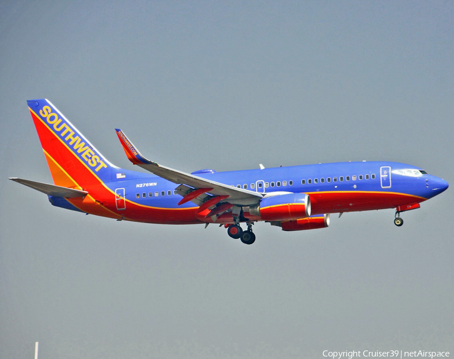 Southwest Airlines Boeing 737-7H4 (N276WN) | Photo 259140