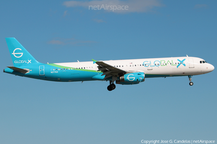 GlobalX Airlines Airbus A321-231 (N277GX) | Photo 612589