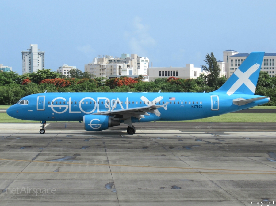 GlobalX Airlines Airbus A320-214 (N278GX) | Photo 582170