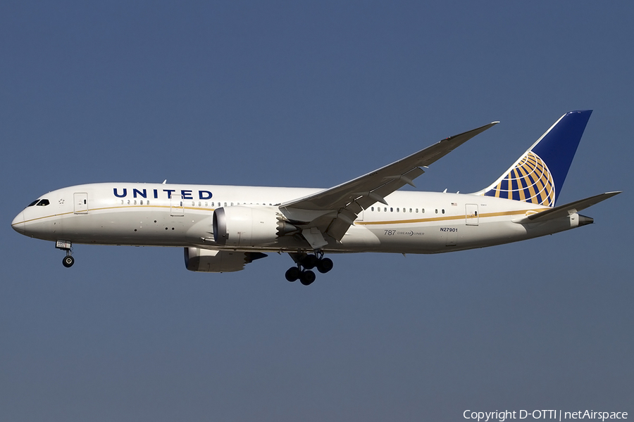 United Airlines Boeing 787-8 Dreamliner (N27901) | Photo 458321