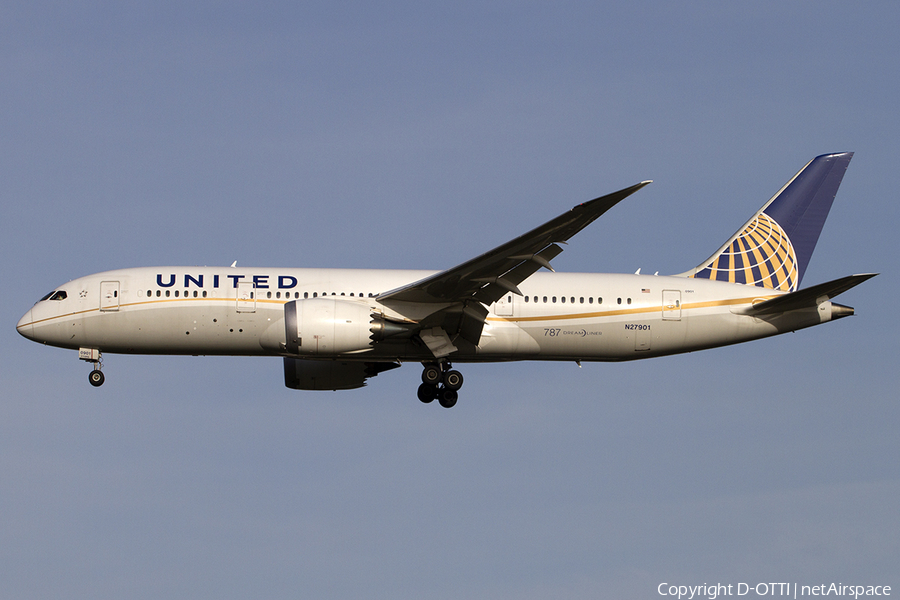United Airlines Boeing 787-8 Dreamliner (N27901) | Photo 473975