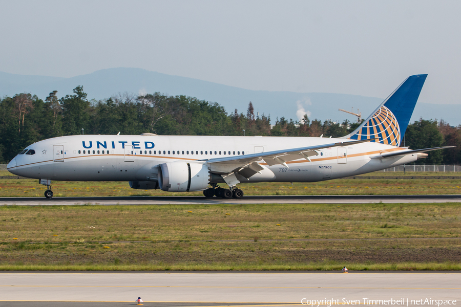United Airlines Boeing 787-8 Dreamliner (N27903) | Photo 331872