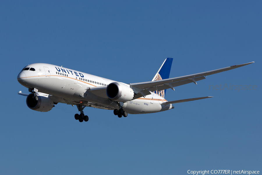 United Airlines Boeing 787-8 Dreamliner (N27903) | Photo 18586