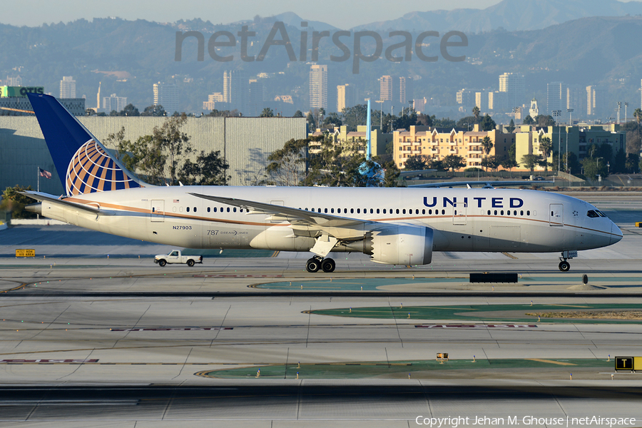United Airlines Boeing 787-8 Dreamliner (N27903) | Photo 62033