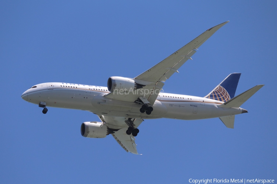 United Airlines Boeing 787-8 Dreamliner (N27903) | Photo 378896