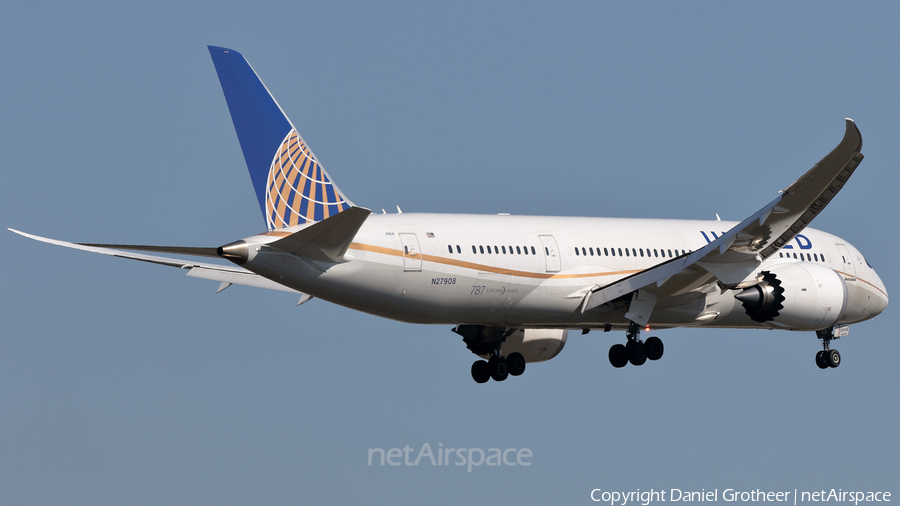 United Airlines Boeing 787-8 Dreamliner (N27908) | Photo 99863