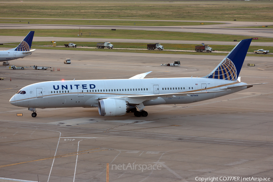 United Airlines Boeing 787-8 Dreamliner (N27908) | Photo 54473