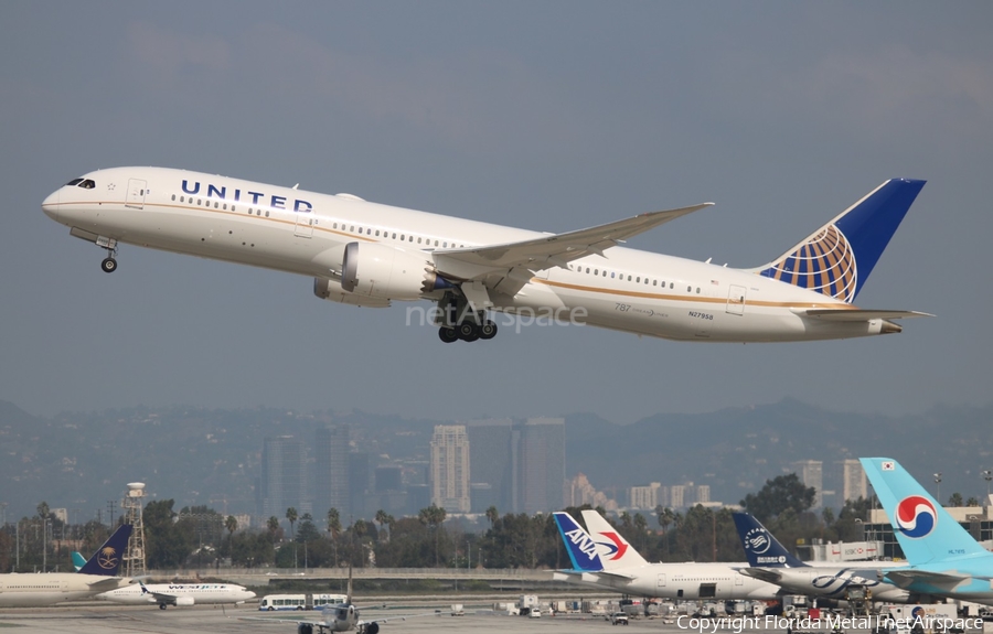 United Airlines Boeing 787-9 Dreamliner (N27958) | Photo 304470