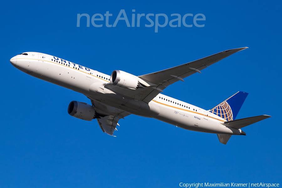 United Airlines Boeing 787-9 Dreamliner (N27958) | Photo 502895