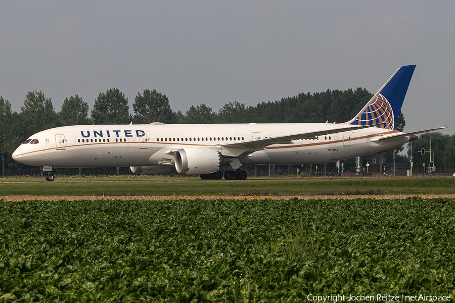 United Airlines Boeing 787-9 Dreamliner (N27959) | Photo 343515