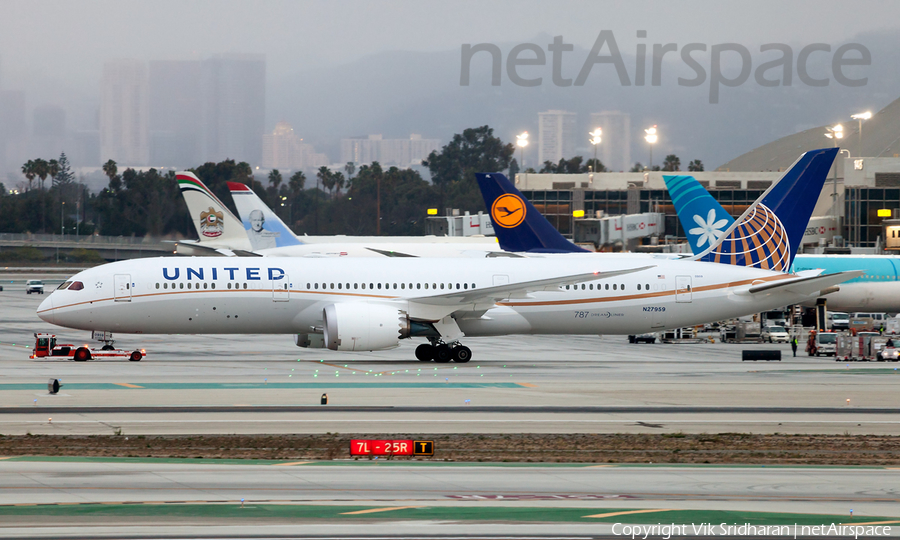 United Airlines Boeing 787-9 Dreamliner (N27959) | Photo 96607