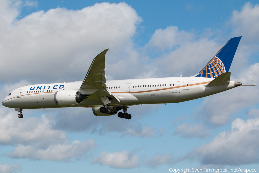 United Airlines Boeing 787-9 Dreamliner (N27959) | Photo 186547