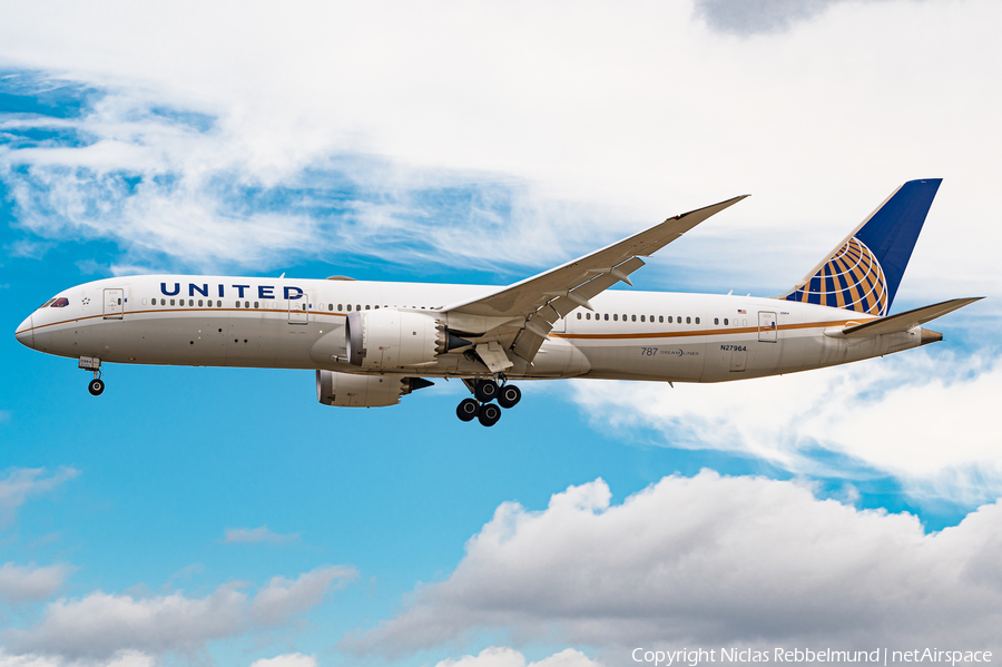United Airlines Boeing 787-9 Dreamliner (N27964) | Photo 400442