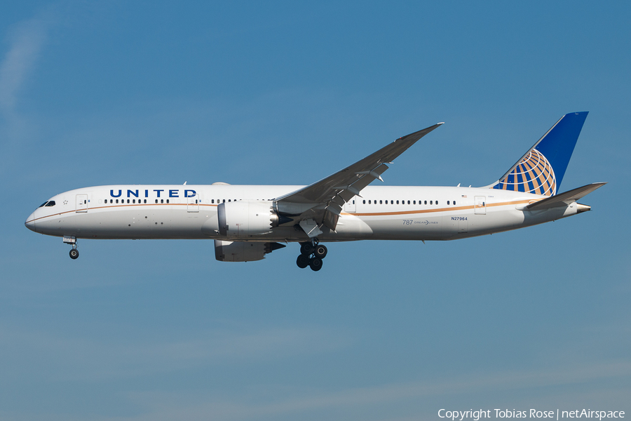 United Airlines Boeing 787-9 Dreamliner (N27964) | Photo 298850