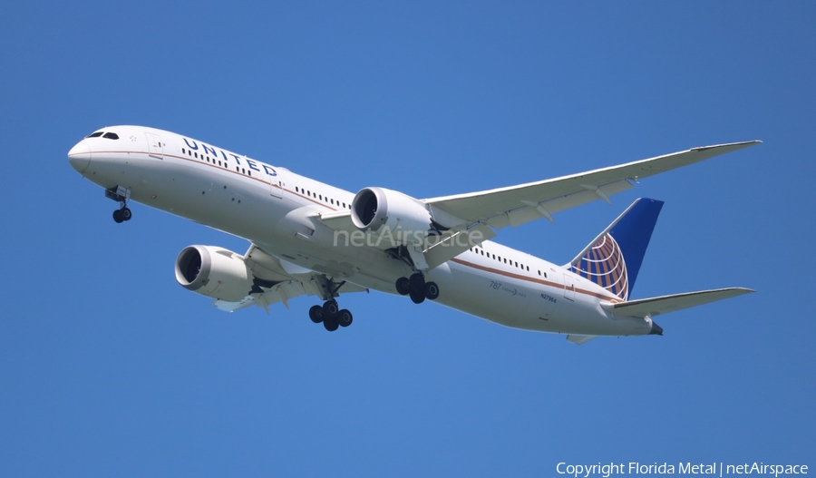 United Airlines Boeing 787-9 Dreamliner (N27964) | Photo 310845
