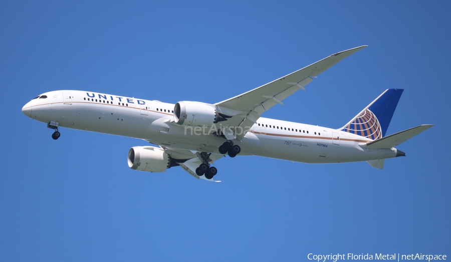 United Airlines Boeing 787-9 Dreamliner (N27964) | Photo 378907