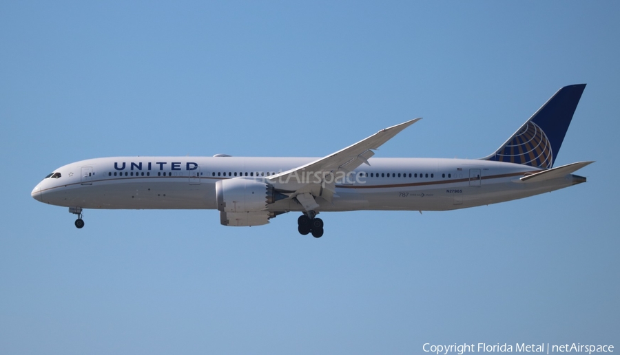 United Airlines Boeing 787-9 Dreamliner (N27965) | Photo 378909
