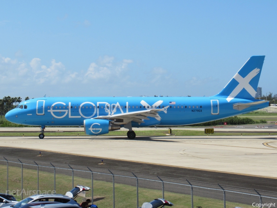 GlobalX Airlines Airbus A320-214 (N279GX) | Photo 496143
