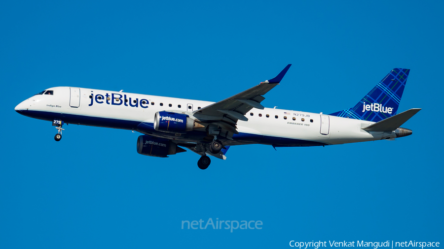 JetBlue Airways Embraer ERJ-190AR (ERJ-190-100IGW) (N279JB) | Photo 193623