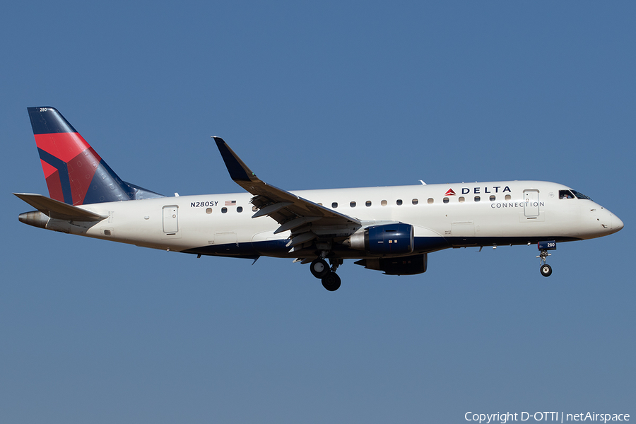 Delta Connection (SkyWest Airlines) Embraer ERJ-175LR (ERJ-170-200LR) (N280SY) | Photo 522429