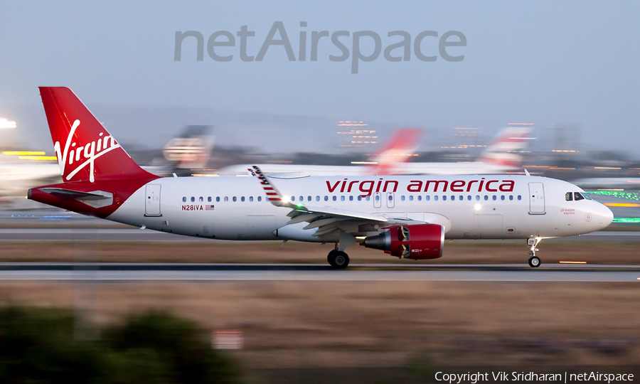 Virgin America Airbus A320-214 (N281VA) | Photo 107031