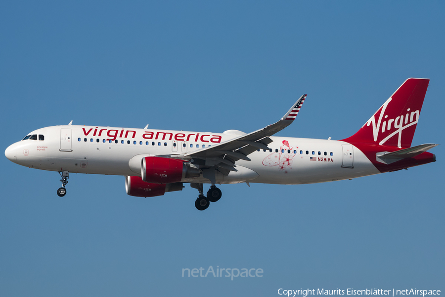 Virgin America Airbus A320-214 (N281VA) | Photo 152848