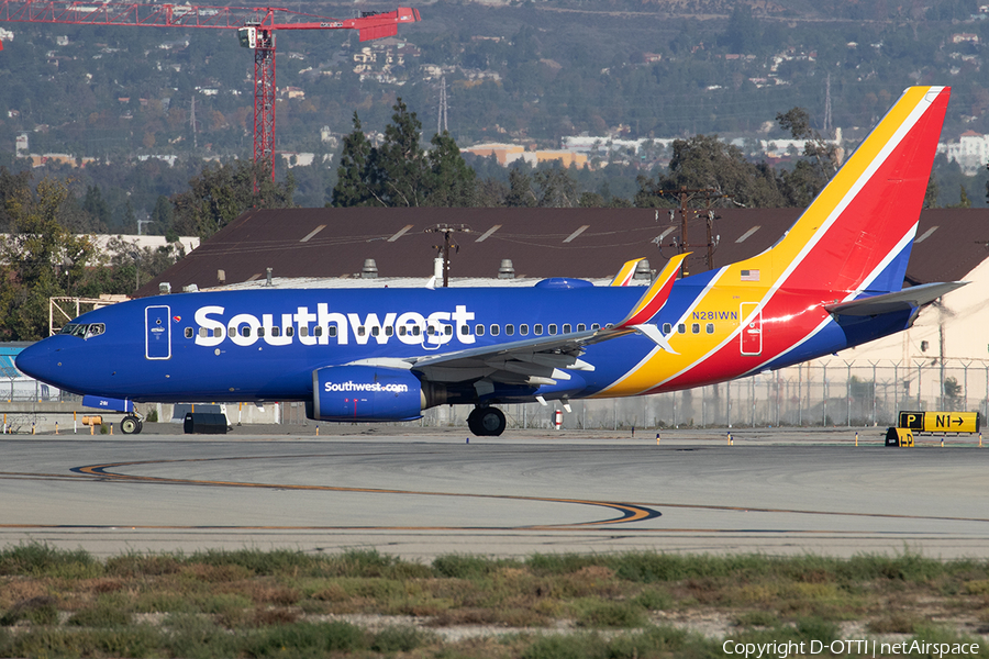 Southwest Airlines Boeing 737-7H4 (N281WN) | Photo 544199