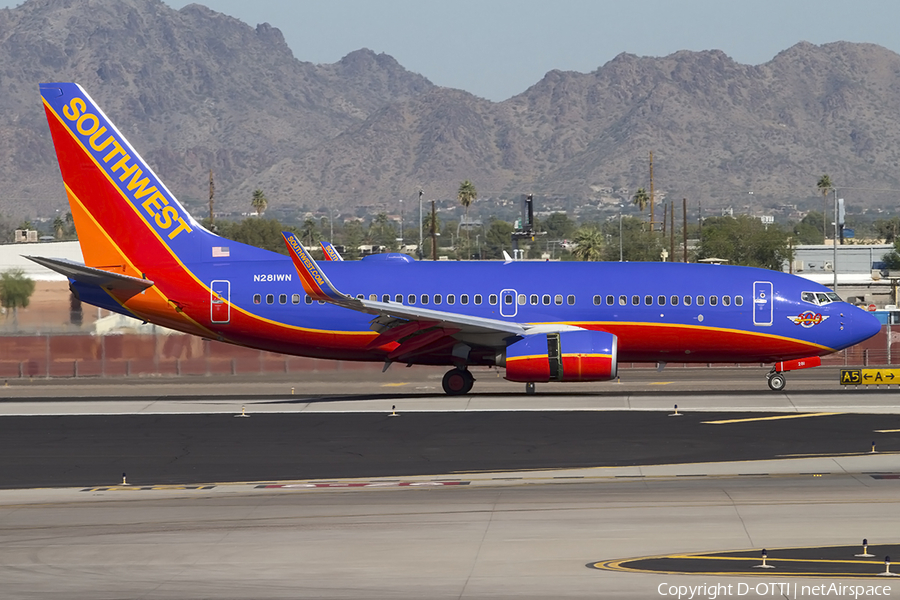 Southwest Airlines Boeing 737-7H4 (N281WN) | Photo 461552