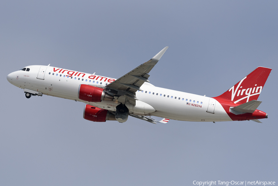Virgin America Airbus A320-214 (N282VA) | Photo 561037