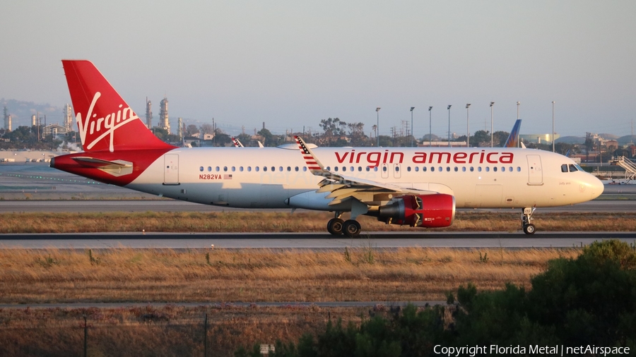 Virgin America Airbus A320-214 (N282VA) | Photo 574055