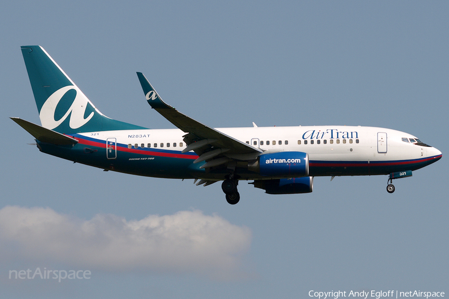 AirTran Airways Boeing 737-7BD (N283AT) | Photo 150122