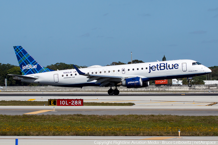 JetBlue Airways Embraer ERJ-190AR (ERJ-190-100IGW) (N283JB) | Photo 160435
