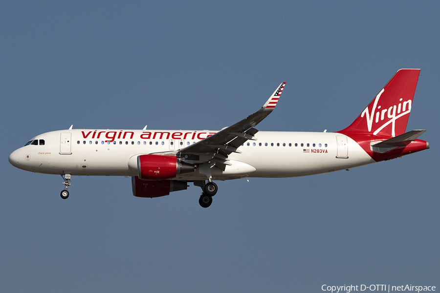 Virgin America Airbus A320-214 (N283VA) | Photo 143755