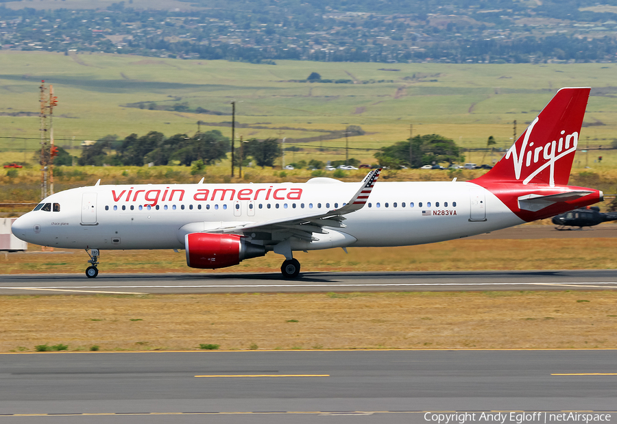 Virgin America Airbus A320-214 (N283VA) | Photo 429322