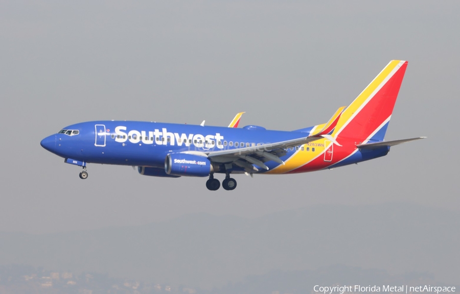 Southwest Airlines Boeing 737-7H4 (N283WN) | Photo 661026