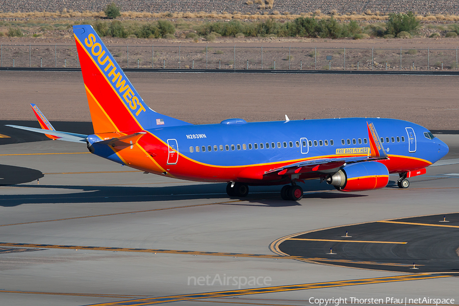 Southwest Airlines Boeing 737-7H4 (N283WN) | Photo 88313